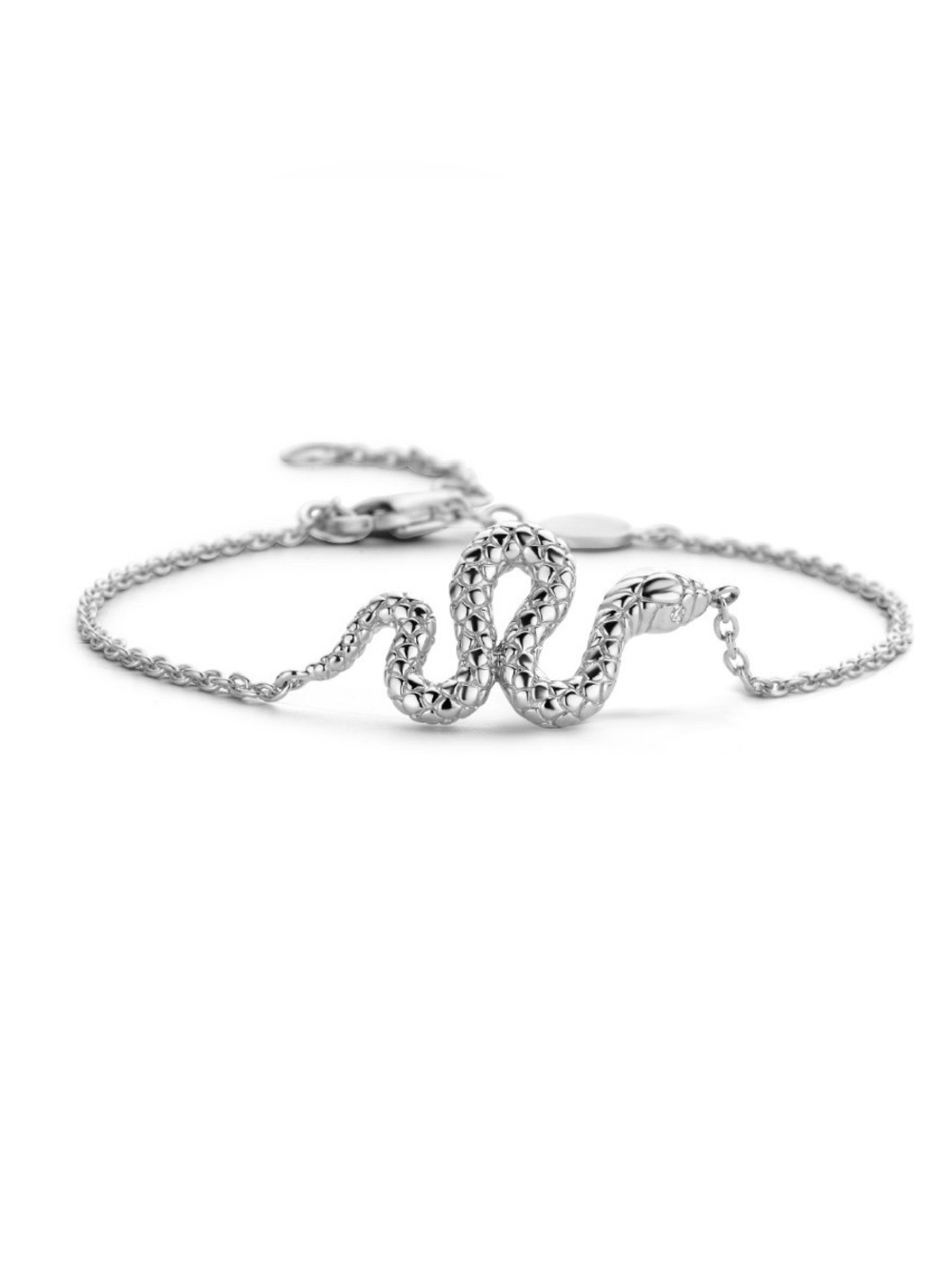 Ti Sento 925‎ Silver Bracelet with Snake Charm